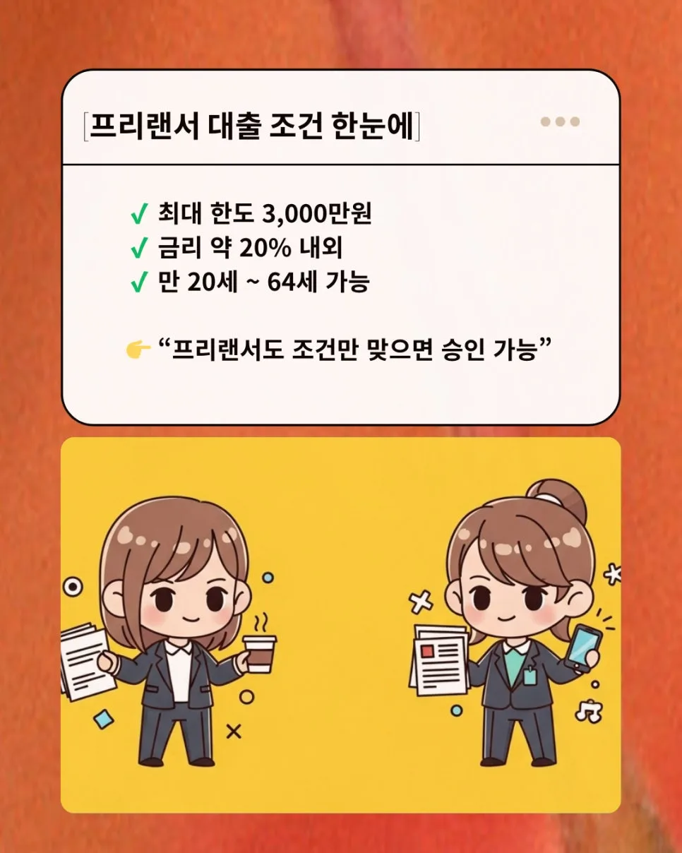 프리랜서 회생대출, 인가 후에도 가능할까? 2026년 조건 총정리 2