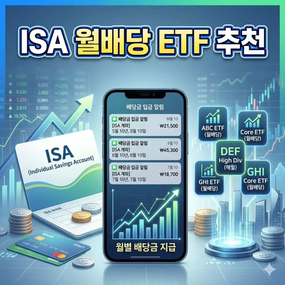 ISA 계좌 월배당 ETF 2026년, 배당만 보고 고르면 후회하는 이유