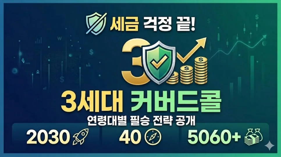 커버드콜 ETF 2026년 최신 전략: 세금·연령별 투자법 총정리