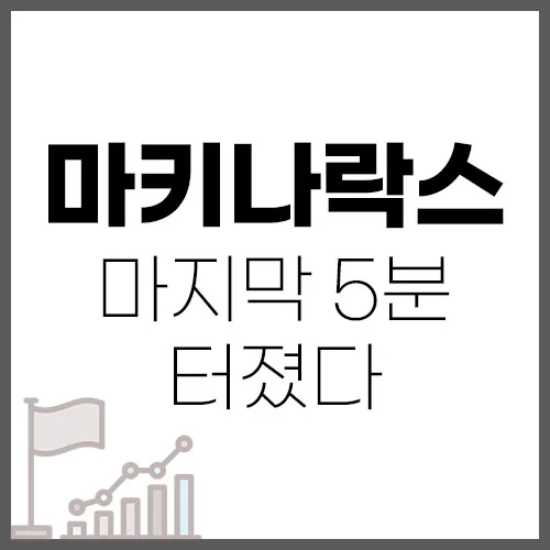 마키나락스 청약 경쟁률 폭등 2026: 마지막 5분 전략 분석