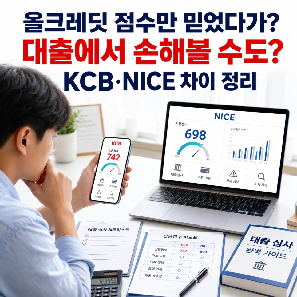2026년 신용점수, 올크레딧·NICE 차이점과 관리법 총정리 — 비즈니스·경제 — ericyeo123