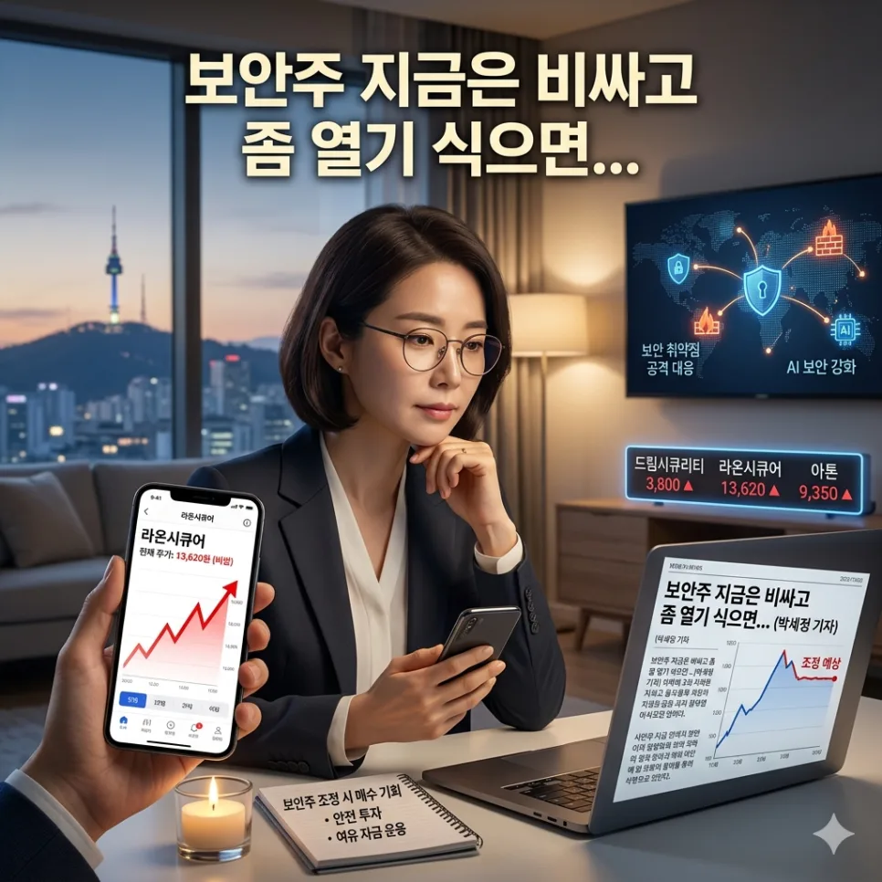 2026년 보안주 투자, 지금이 적기일까? AI 보안주 급등 후 숨 고르기 전략