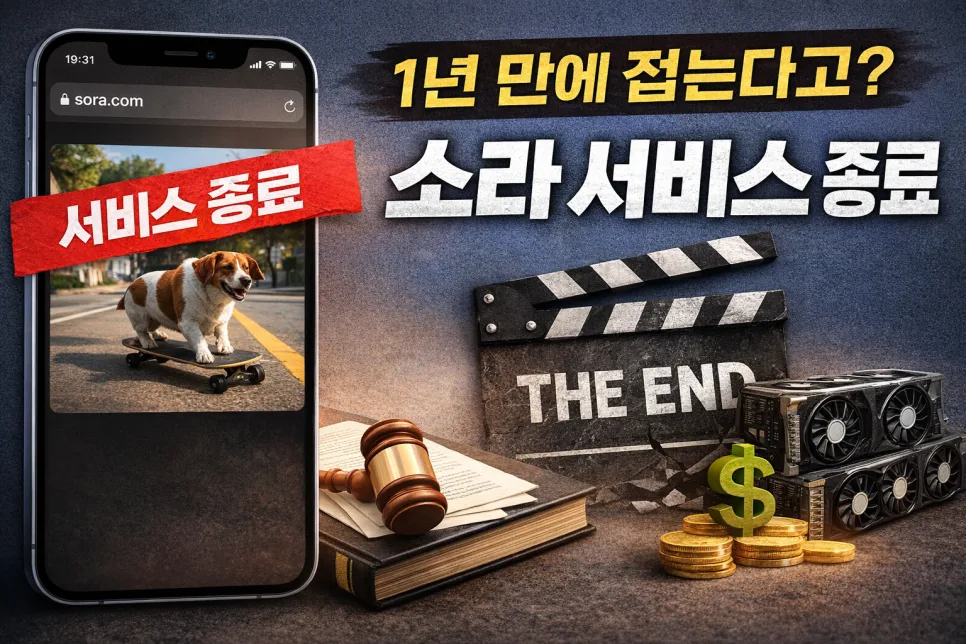 소라(Sora) 서비스 종료 이유 3가지와 AI 영상 시장 전망 2026 — IT·테크 — son9172