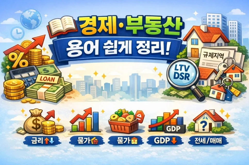 2026년 경제 용어 총정리: 초보자도 쉽게 이해하는 핵심 개념