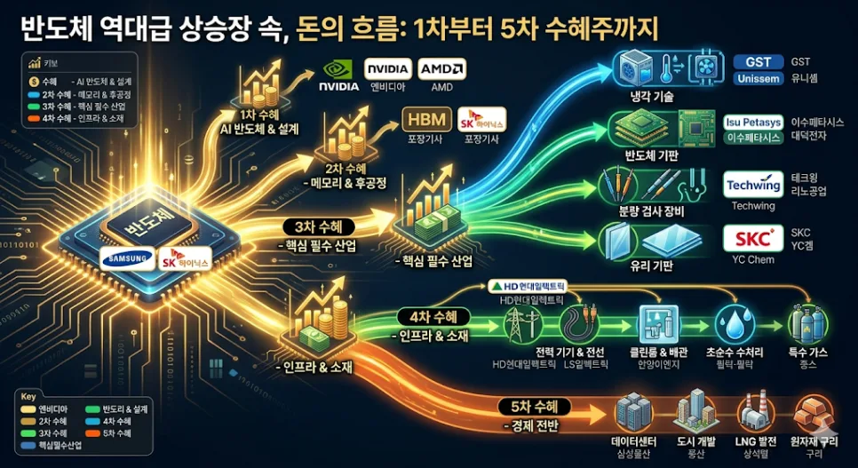 2026년 AI 반도체 3·4차 수혜주 찾는 법: 월가 투자 전략