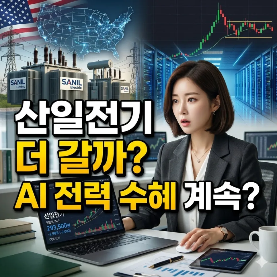 산일전기, 2026년 AI 시대 수혜주? 지금 매수 타이밍일까