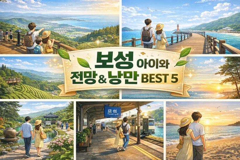 보성 가볼만한 곳 2026: 아이와 함께하는 전망 & 낭만 여행 코스 — 한국여행 — i0865