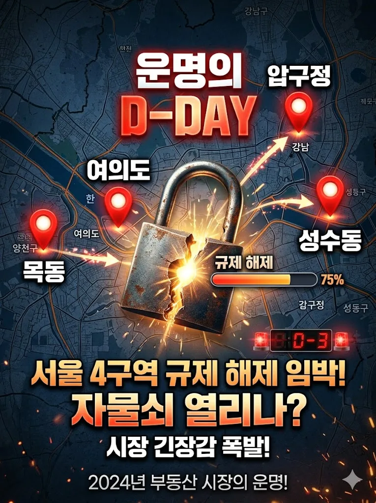 서울 4대 재건축 구역, 토지거래허가구역 해제 가능성은? 2026년 전망
