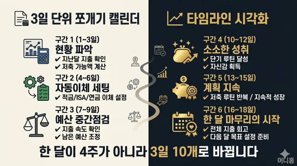저축 목표, 3일 단위로 쪼개면 성공률 3배? 2026년 최신 전략 3